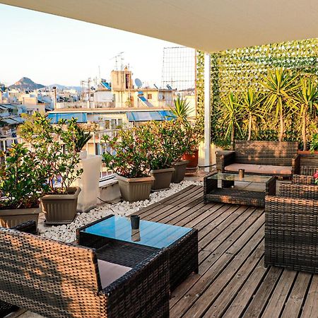 아테네 Renovated Studio With Roof Garden Access, 15 M Walk To Acropolis 아파트 외부 사진